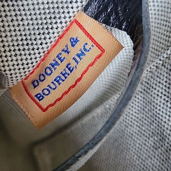 Dooney & Bourke Black Signature Pattern Shoulder Bag with Accessories - Picture 14 of 15